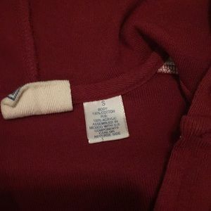 Tops - Athletic stripe zip front hoodie Tops - Athletic stripe zip front hoodie